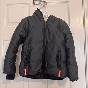 Champion C9 Kids Black Puffer Snow Jacket
